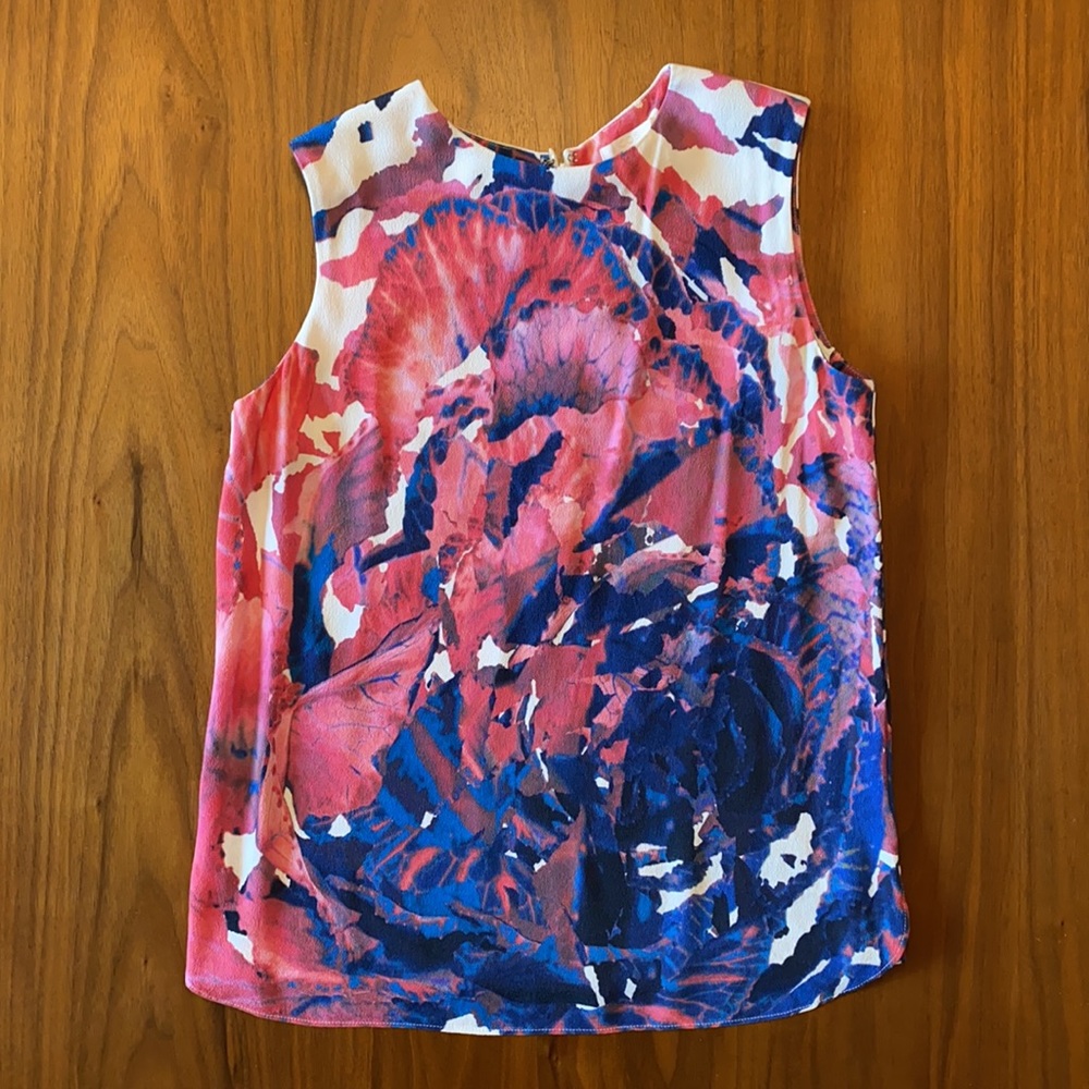 COS Watercolor Print Tank Top